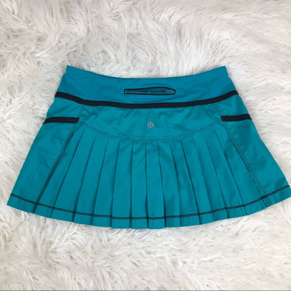Lululemon Run Reflection Skirt Teal 8071